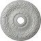 Ekena Millwork Swindon Ceiling Medallion (Fits Canopies up to 6 1/8"), Hand-Painted Frost, 24"OD x 4"ID x 1 1/2"P CM24SWFRF - alternate 1
